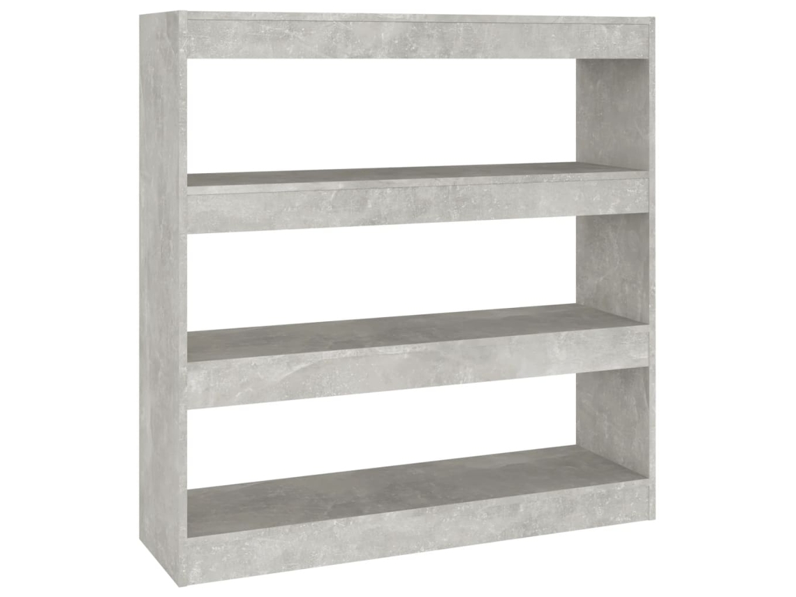 Estantería/separador 100x30x103 cm Color Gris Cemento MAISON EXCLUSIVE