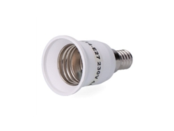 Amplificador E-14 A E-27 4 A 230 V, Blanco, Ø39 X 70 Mm (retractilado)