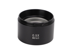 Lente Objetivo Microscopio 0.5x Vidrio Óptico Imagen Clara Accesorio Metal