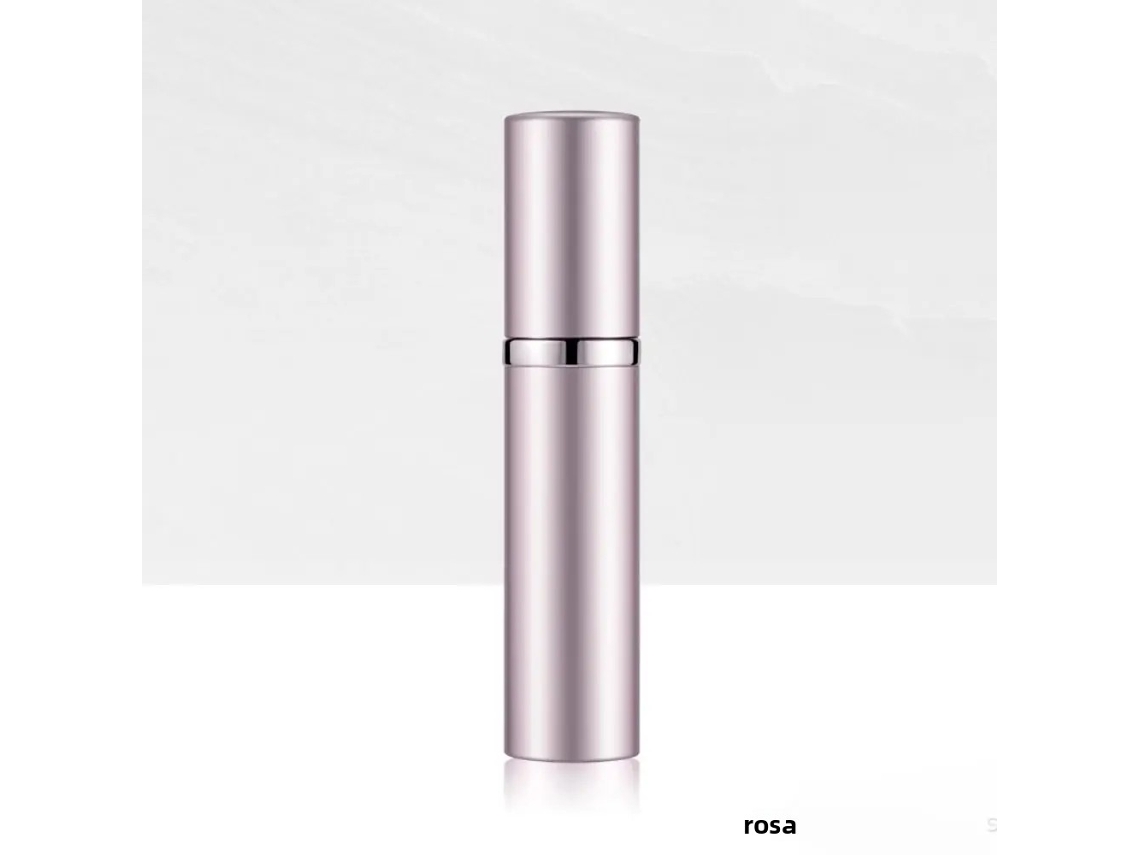 (rosa) Mini Botella De Perfume Portátil Recargable De Aluminio De 5 Ml