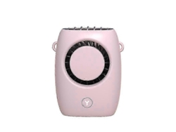 Ventilador de cuello portátil Aura, pequeño, recargable, silencioso y con conexión USB.