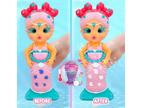 Muñeca IMC Bloopies Mermaid Magic Tail Layla (Edad Mínima: 6 Meses - 8x18x10 cm)