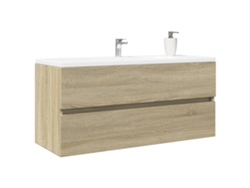 Mueble de lavabo de madera de roble Sonoma de Lovely Home