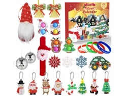 Calendario De Adviento Navideño Con 24 Adornos Colgantes: Regalo Para Niños Y Adultos Para La Cuenta Atrás.