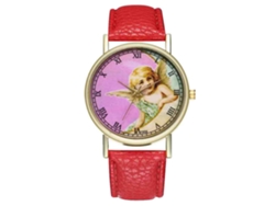 Reloj De Pulsera Para Mujer Clásico Fashion Cuarzo Ocio Rojo