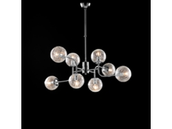 Ikarus - Suspensión Hierro Cromo Brillo 8 Luces X 93 - Ø93 - Bl213-8-cr