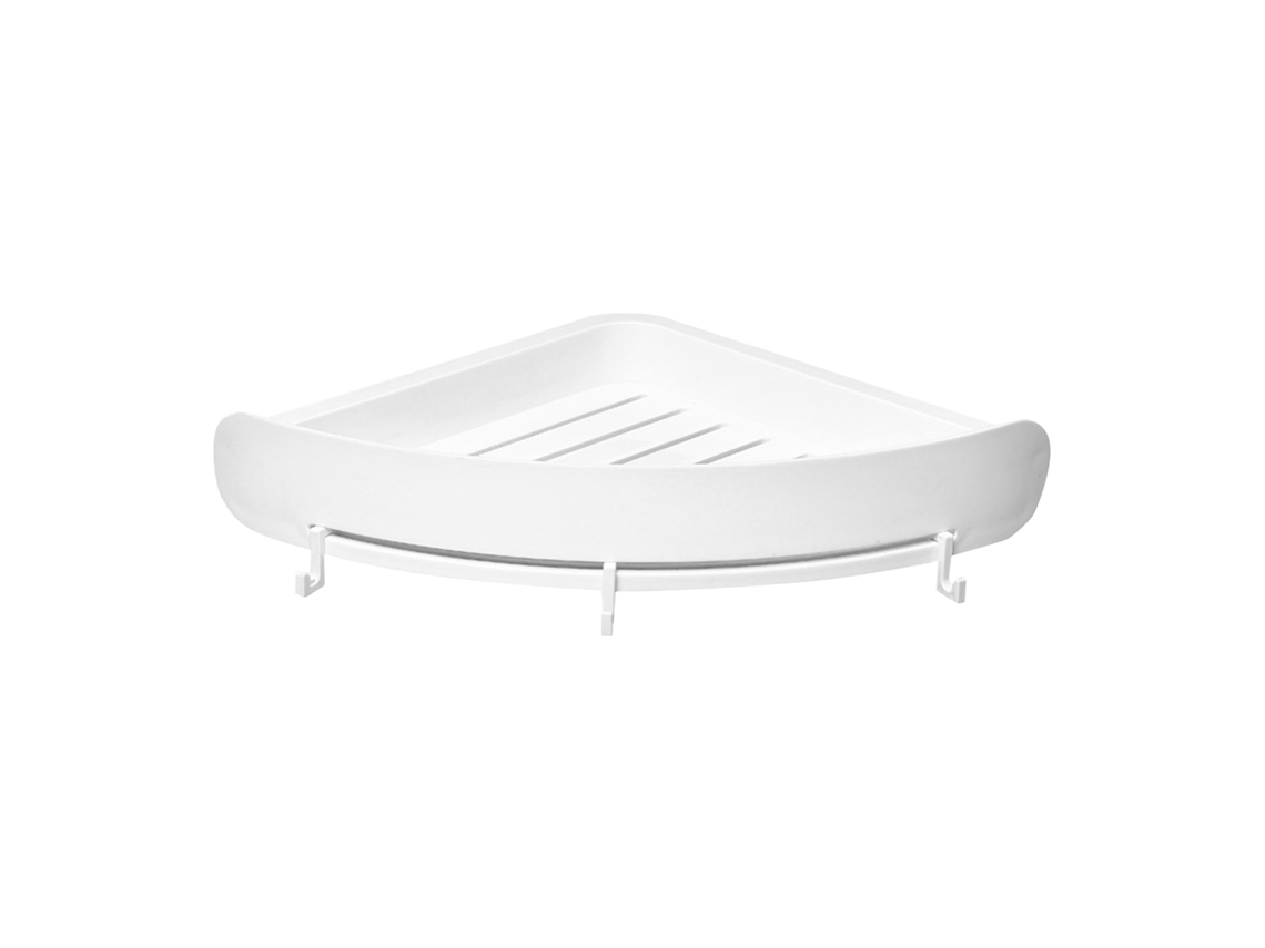 Repisa De Esquina Para Baño De Plástico, Organizador De Ducha Montado En Pared, Estante Triangular