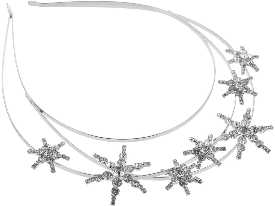 Tiara Com 1 Estrela Para Meninas, Tiara Para Festas, Acessório De Cabelo Moderno Para Mulheres, Coroa
