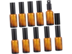 Paquete De 10 Frascos De Vidrio Vacíos Para Subenvases De Perfume, Cosméticos Y Emulsiones.