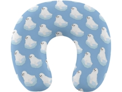 Almohada Bonita Viaje Espuma Viscoelástica Viscoelástica Fácil Relajación Cómodos Familia.brfácil Limpiar