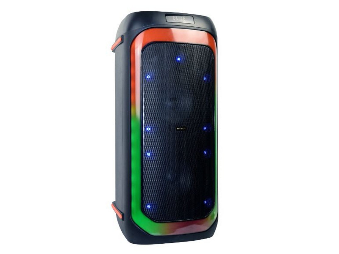 Altavoz portátil INFINITON Party EQ09, 90 W, subwoofer, mando a distancia, radio FM, micrófono con cable incluido