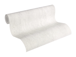 Papel de Pared A.S. CRÉATION (53 cm x 10,05 m - Tejido - Blanco)