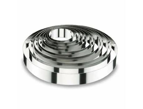 Anillo redondo de acero inoxidable para tartas LACOR 18/10 - 26,3 cm