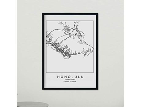 Poster NACNIC Mapa de Honolulu (A3)
