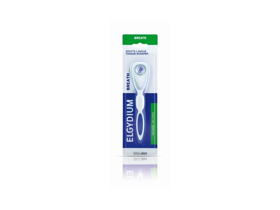 Raspador de lengua Elgydium para halitosis