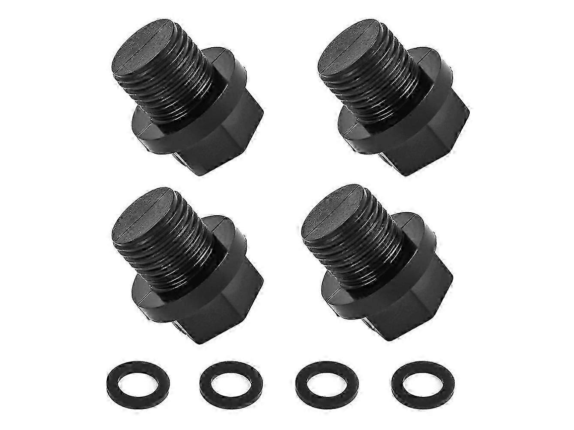 4 Pack Drain Plugs With O-rings Pump Plug Pool Filters Replacement Pool Drain Pump Plug Spx1700fg F