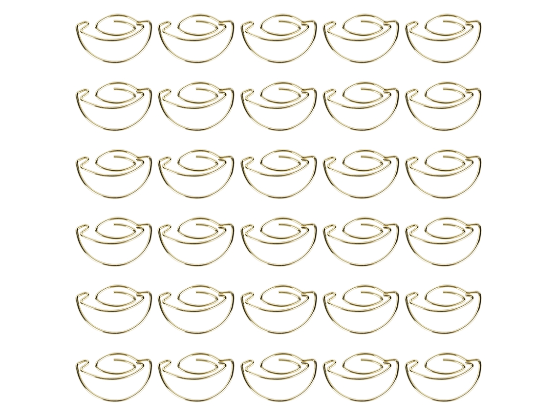 30 Clip De Papel Mini Diversos Formas Divertidas Metal Uniques Para Marcos Libros Notas