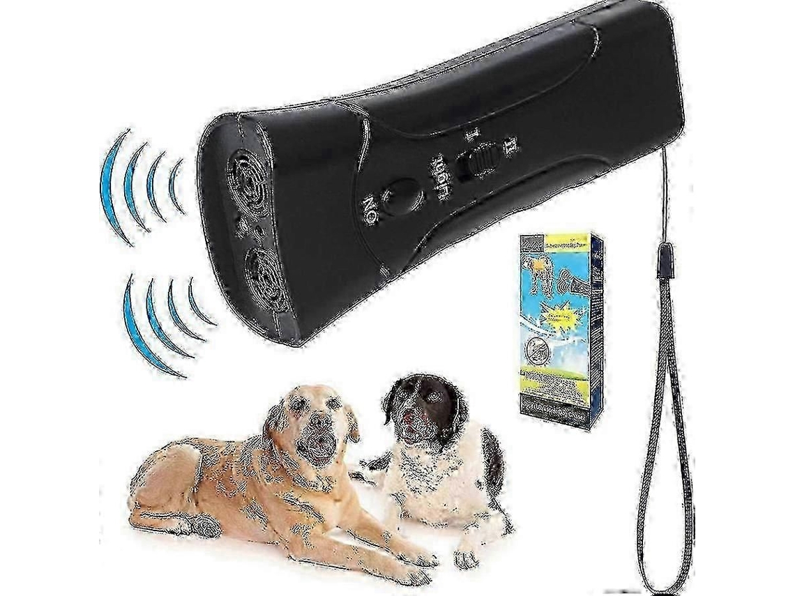 Dispositivo Ultrassônico Antilatido Para Cães, 3 Em 1, Ferramenta De Adestramento Portátil Para Animais De Estimação.