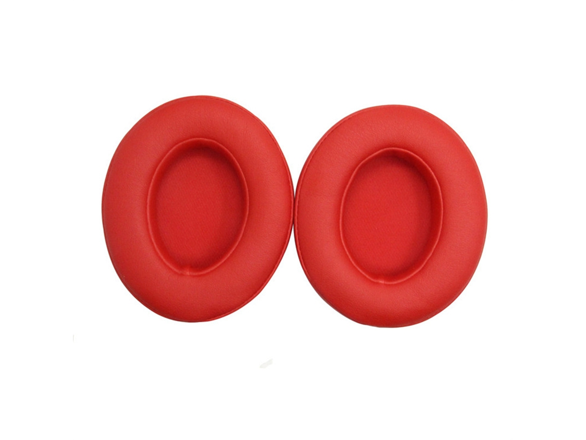 Almohadillas para auriculares Beats Studio 3.0, espuma suave, color rojo.