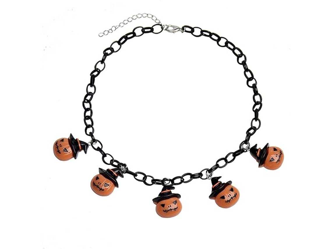 Collar de Halloween, colgante de fantasma y murciélago, para jóvenes NEVEANCE