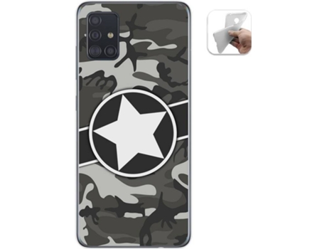 Carcasa Samsung Galaxy A51 TUMUNDOSMARTPHONE Camuflaje 02 Multicolor