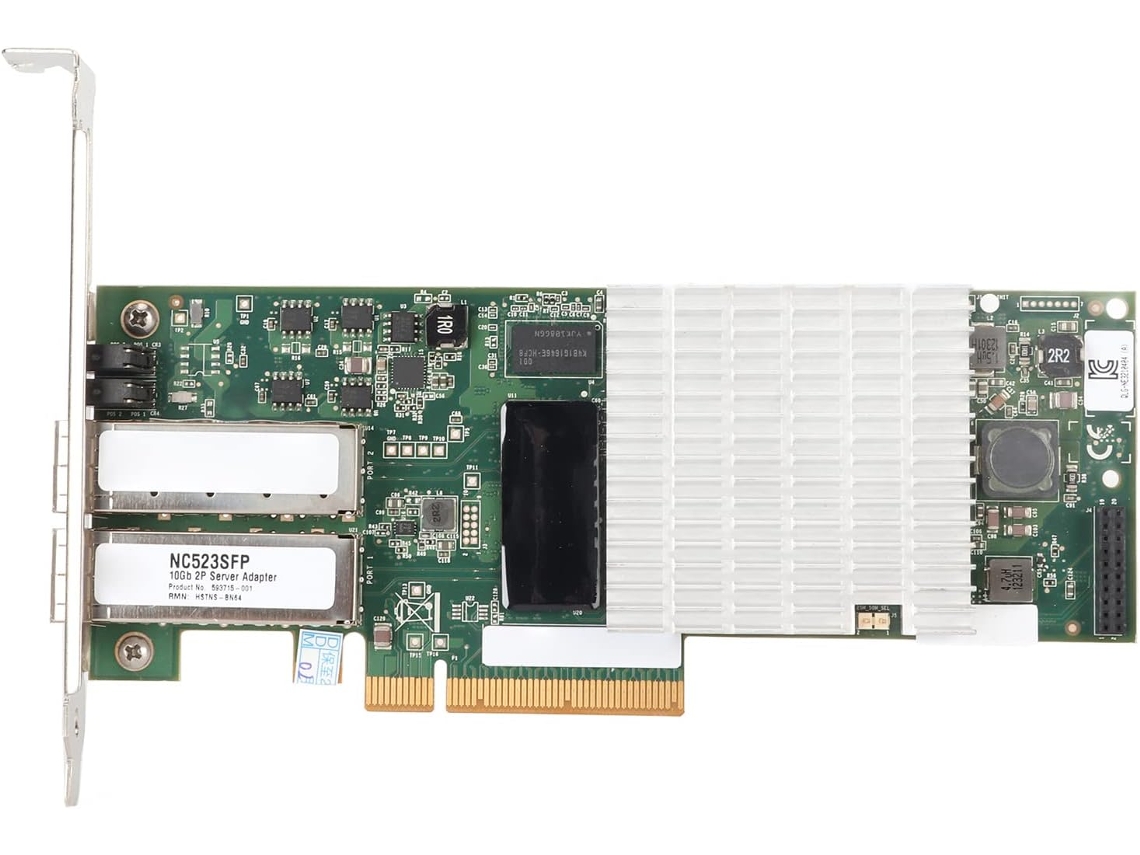 Adaptador De Red Pci E 10 Dual Plus, Plug And Play, Indicador Led, Para Uso En Servidores.