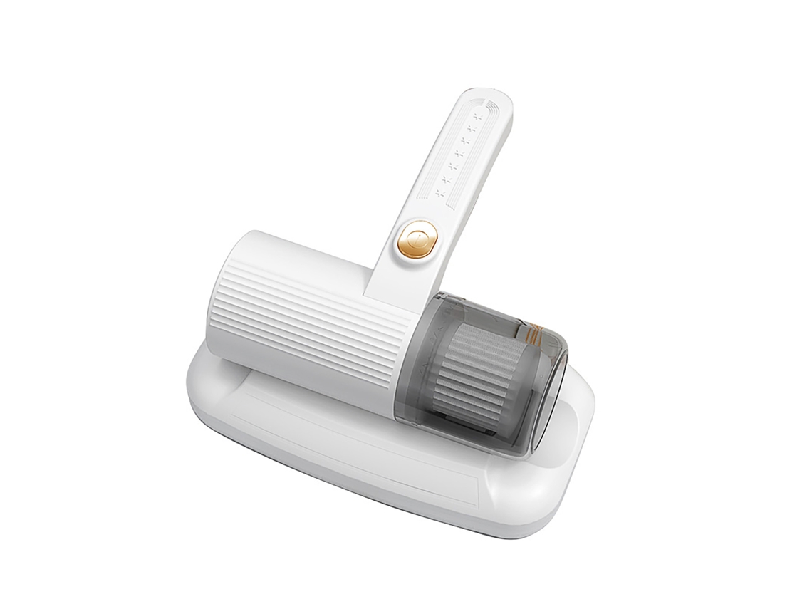 Aspiradora Portátil Blanca De 400 W Para Colchones: Eficiente Para Camas, Sofás Y Cojines Con Potente Succión.