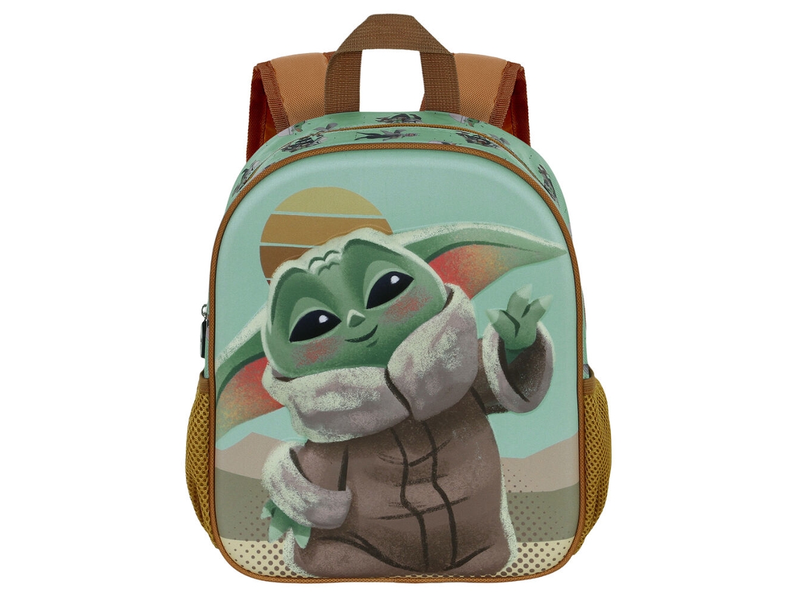 Mochila 31cm Star Wars El Mandaloriano Grogu Say Hi 3d B.active