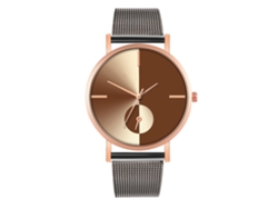 Reloj De Moda Para Hombre Y Mujer, Correa De Malla, Reloj De Pulsera De Cuarzo Para Parejas 11