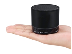 Altavoz Bluetooth inalámbrico portátil negro Chennnls