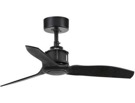 Ventilador de Techo FARO BARCELONA Mini Just Fan Negro (9 W - Diámetro 81 cm)