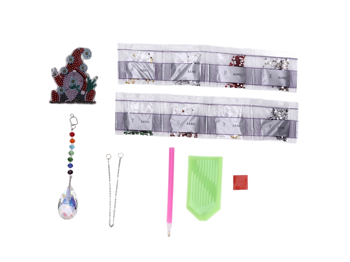 Colgante De Pintura De Diamantes Diy Con Cristales Para Decoración Y Regalo