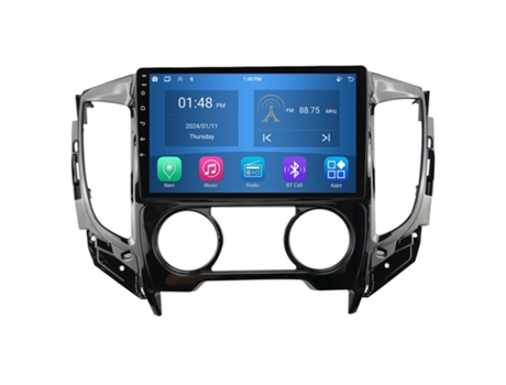 Autoradio 4GB RAM64GB ROM ROVERONE para Mitsubishi L200 5 2015 - 2019 CarPlay Android Coche Radio Bluetooth Navegación