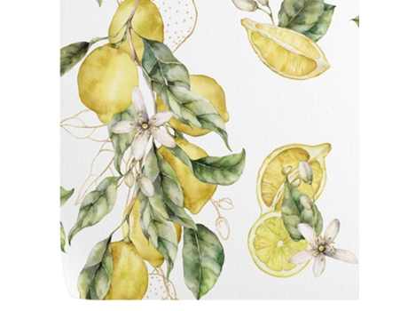 Papel de Pared Casa di campagna WALLPAPERS4BEGINNERS Limones (250x200cm - Amarillo)