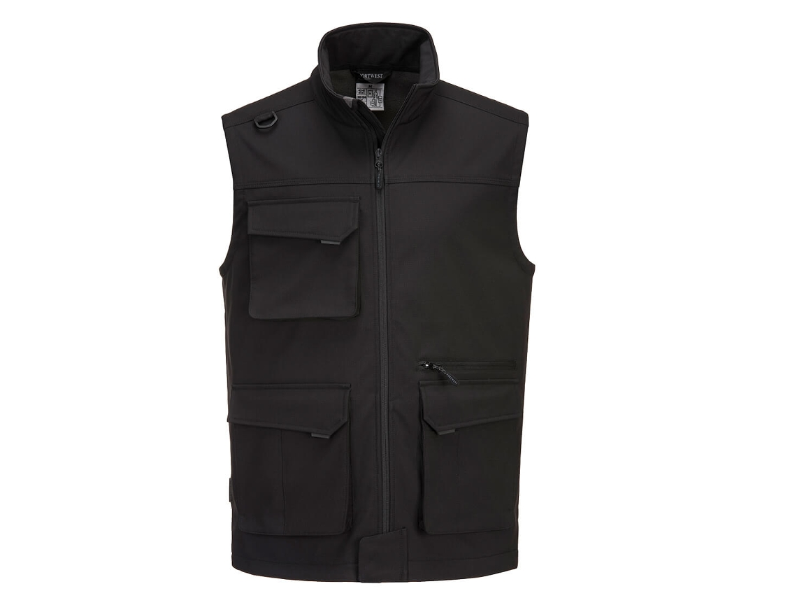 Chaleco Softshell Kx3 Ligero Y Funcional Negro / Xxxl
