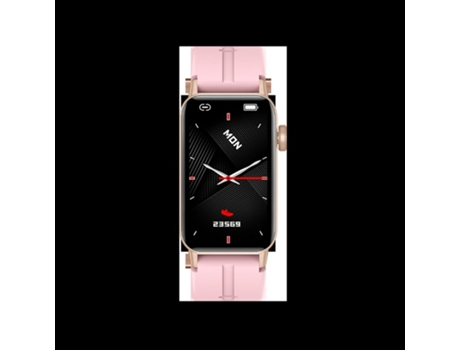 Smartwatch Monitor de presión arterial de oxígeno en sangre Ip68 silicona impermeable rosa