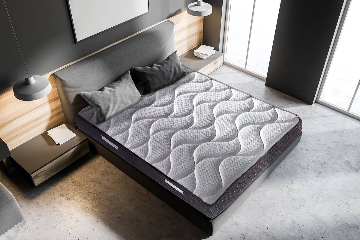 Termorregulable Alta Gama con grafeno 80x190 atura 25 cm bezen mattress and health deluxe 80x190cm