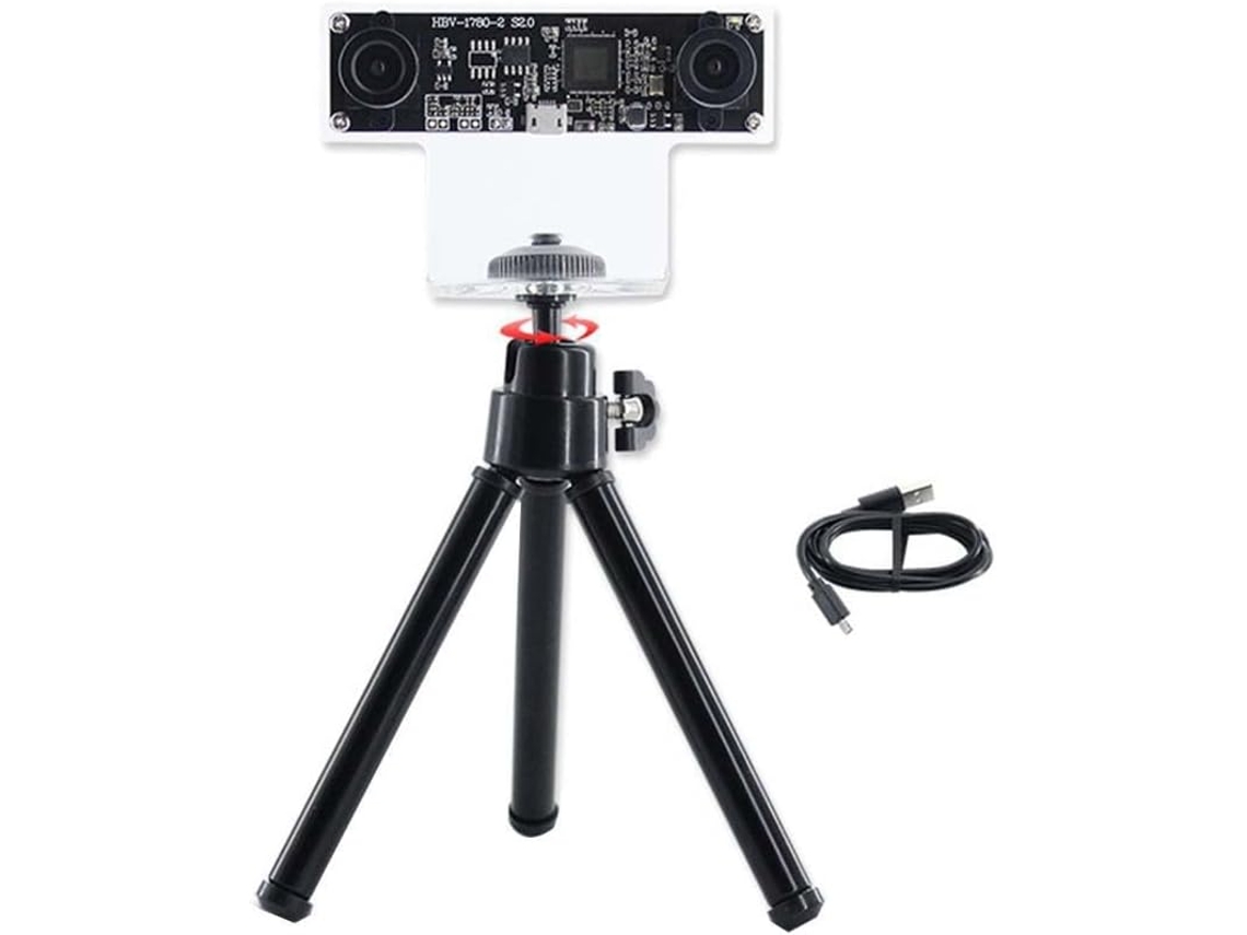 Módulo De Cámara Ov9732 De 72 Grados, 1 Mp, Lente De 3,6 Mm, Doble Enfoque + Trípode, Winxp/7/8/10, Linux/android