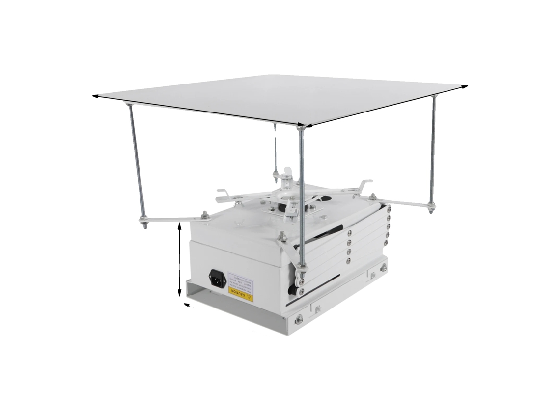 Elevador de proyector, montaje en techo, control remoto, OEM blanco