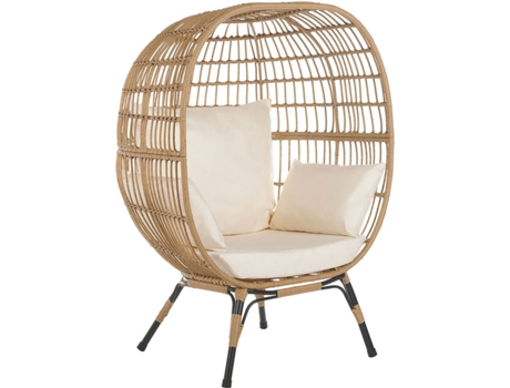 Sillón BELIANI Veroli (Natural - Poli-Rattan)