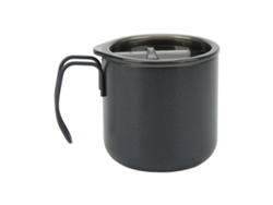 Mali caneca de Café Inox 350ml 12oz com Isolação a Vácuo Dupla Camada com Alça Tampa Transparente Preta para Camping Leite