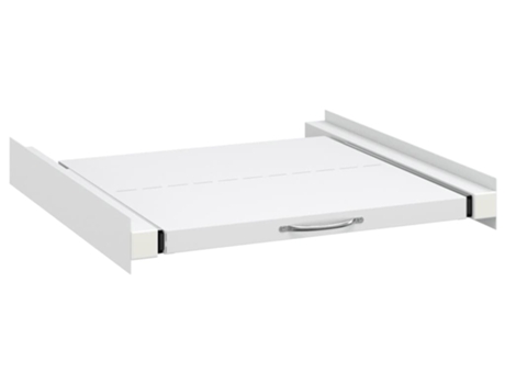 vidaXL Kit de apilamiento de lavadora con estante extraíble