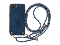 Avizar Funda Para Iphone 16e Con Cordón Desmontable Azul Oscuro