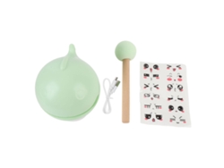 Lámpara de noche recargable y ajustable con forma de ballena - Verde bosque