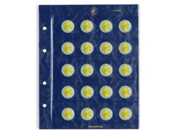 Hojas de monedas VISTA Leuchtturm, para monedas de 2 euros - 2 und.