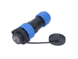 Conector De Alimentación Aérea Con Brida Impermeable Ip68, Enchufe Industrial, 380 V 25 A, Pin Sp202