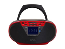 Boombox Aiwa Bbtu 500dab/rd Radio Cd Portatil Dab Bluetooth 5.0 Pantalla 2.4