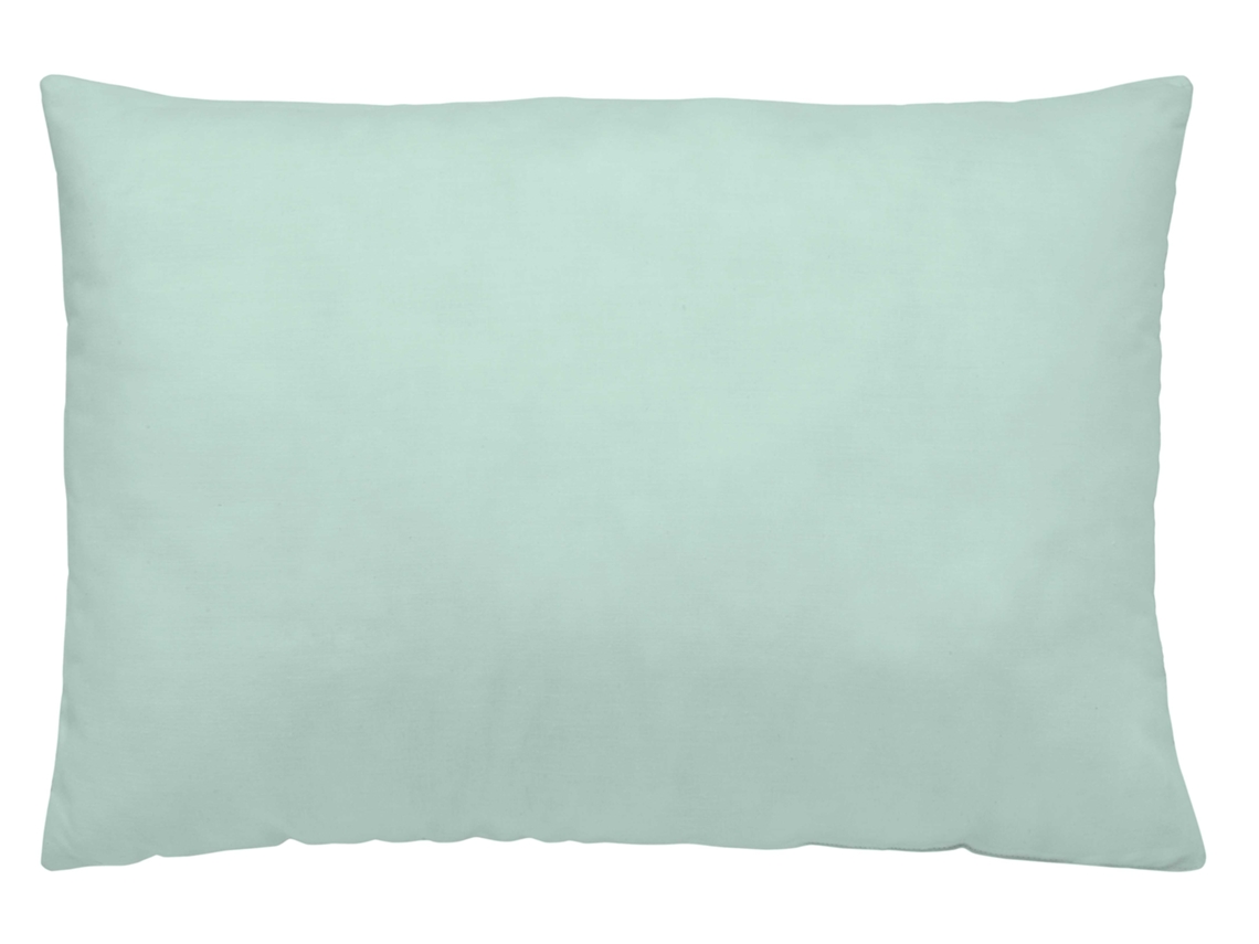 Funda de Almohada NATURALS Funda Almoahda Lisa Extra Fabricado Algodón Verde (45x90cm)