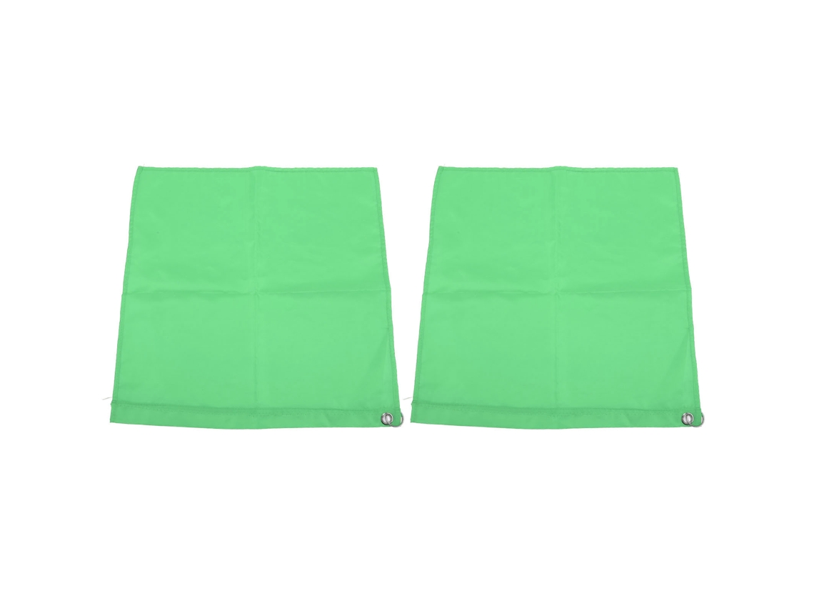 Bandera verde resistente a la abrasión para entrenamiento de caballos (2 unidades)