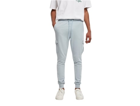 Pantalones de Chándal para Hombre de Running URBAN CLASSICS (L - Algodón - Azul)